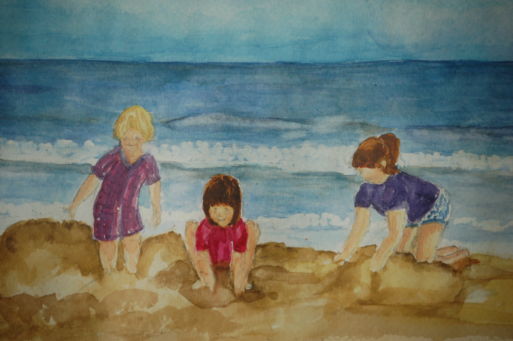 Kinderen op het Strand